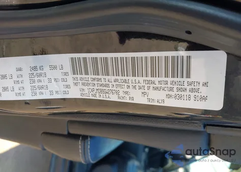 2016 Jeep Cherokee Limited z USA, uszkodzony, nr VIN 1C4PJMDB9GW276702